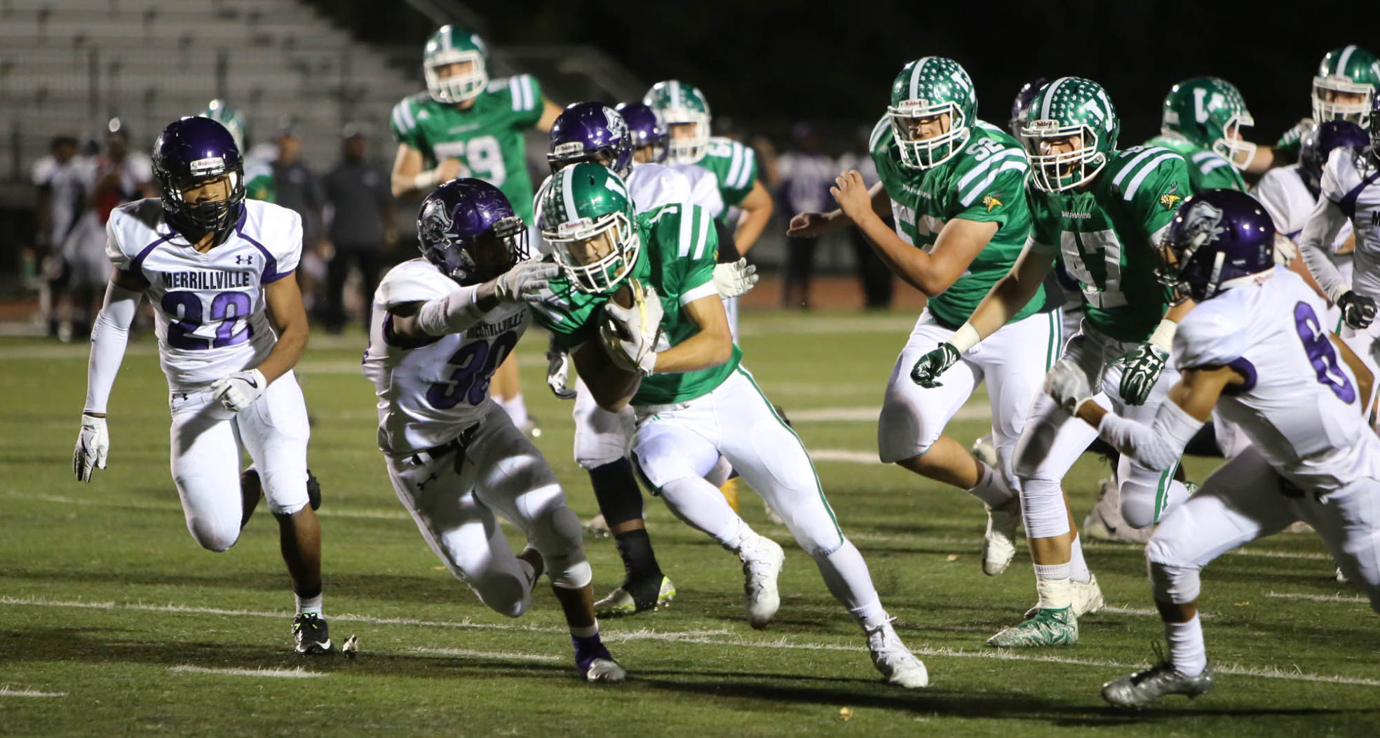 Merrillville at Valparaiso football